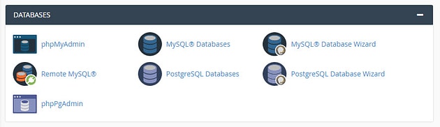 Bluehost Managing Databases