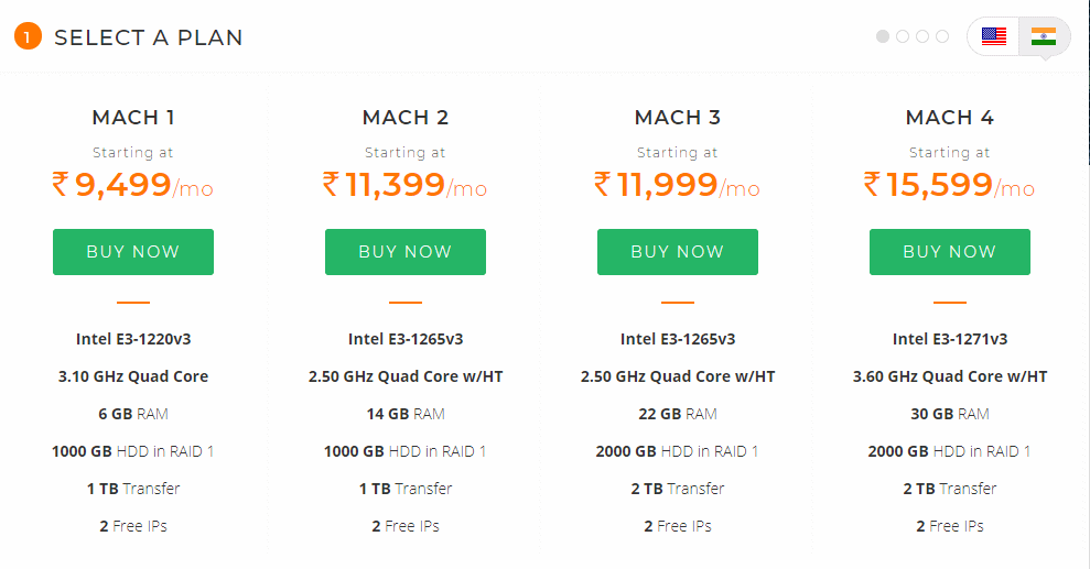 Bigrock Coupon Home Page 10 Bigrock Dedicated Hosting Plans