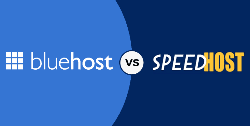 BlueHost vs SpeedHost Review