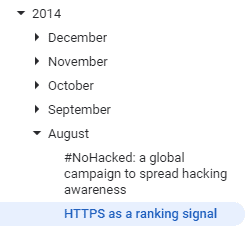 HTTPS Ranking Signal